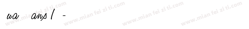Quay Sans ITC字体转换
